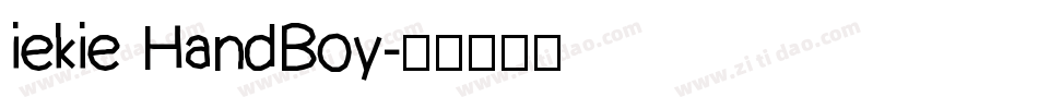 iekie HandBoy字体转换